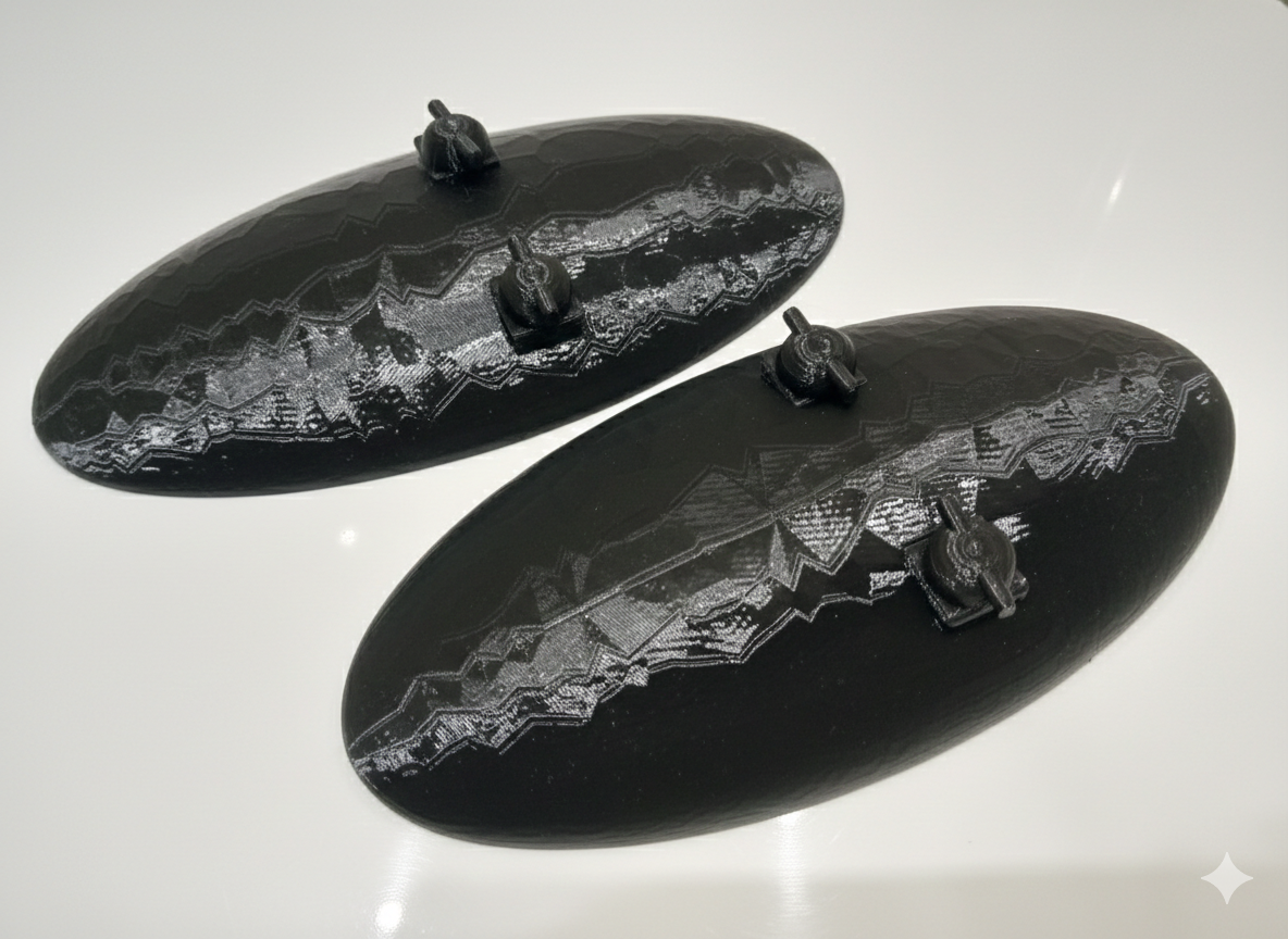 Mercedes Vito (Model 114+) Handle Covers (Set of 2) V2 - With Lock Mechanism